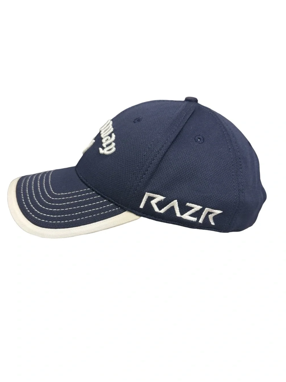 New Era Blue Callaway Odyssey Hex Black Tour Razr Golf Adjustable Strapback Hat